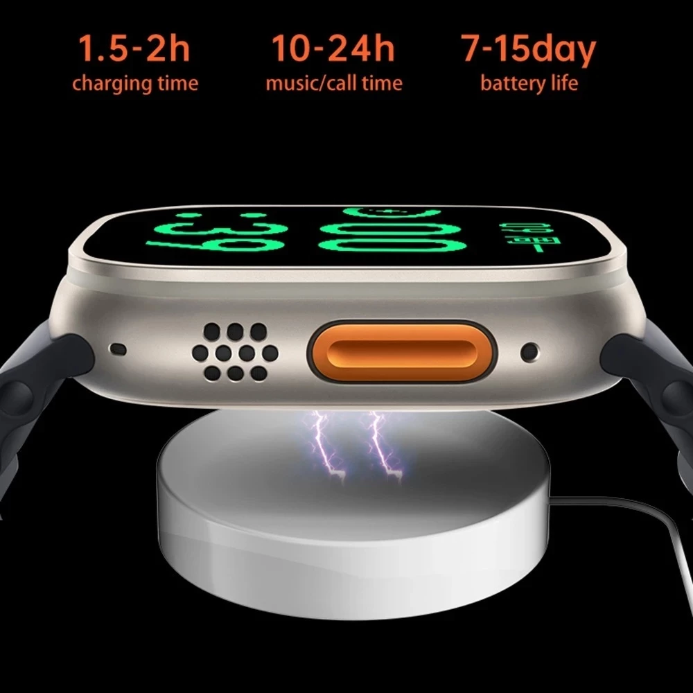 2026 Novo Mais Recente Smartwatch Relógio Inteligente Série IWO 8 T800 Ultra Sem Carregamento - Imagem 2