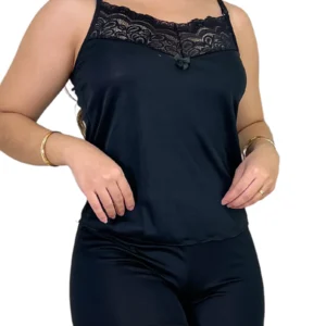 Pijama Baby Doll Sexy Short Doll PRemium Feminino Detalhe de Renda Luxo