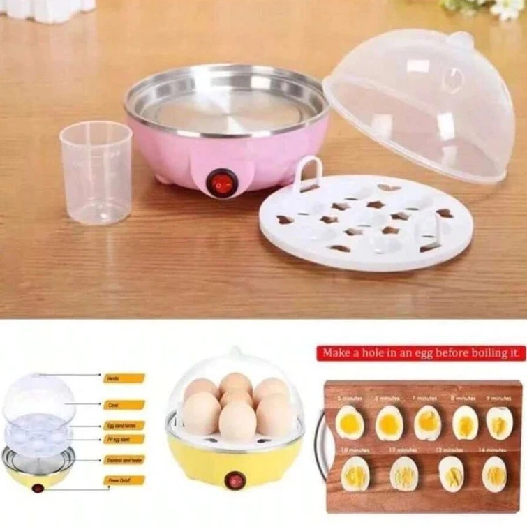 Cozedor De Ovos Portátil Elétrico Cozinha A Vapor 110v/220v - Imagem 9