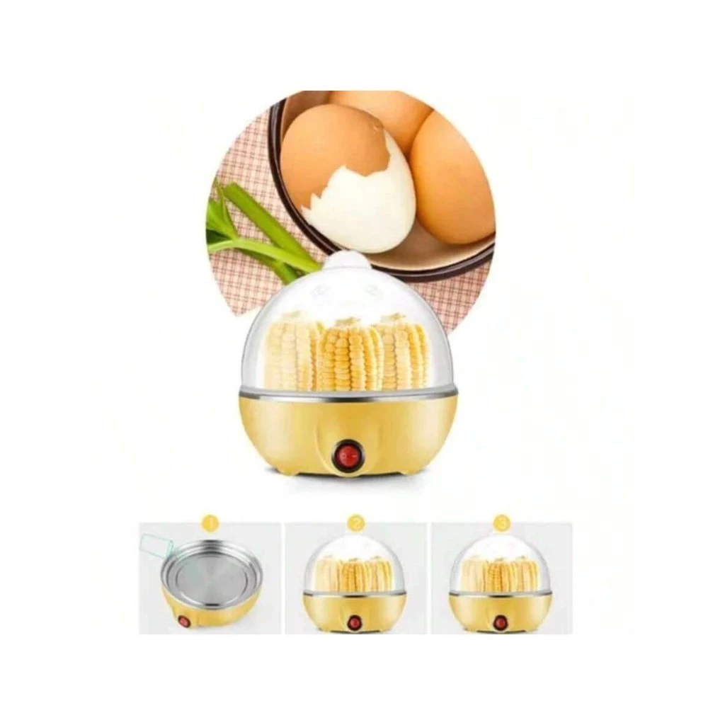 Cozedor De Ovos Portátil Elétrico Cozinha A Vapor 110v/220v - Imagem 3