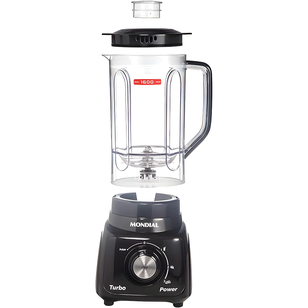 Liquidificador Mondial L 99 Turbo 550 W 3 Velocidades - Imagem 7