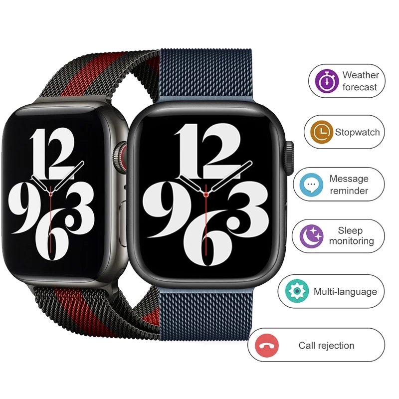 Smartwatch MINI 38MM PRO Com monitor De Frequência Cardíaca Do Computador
