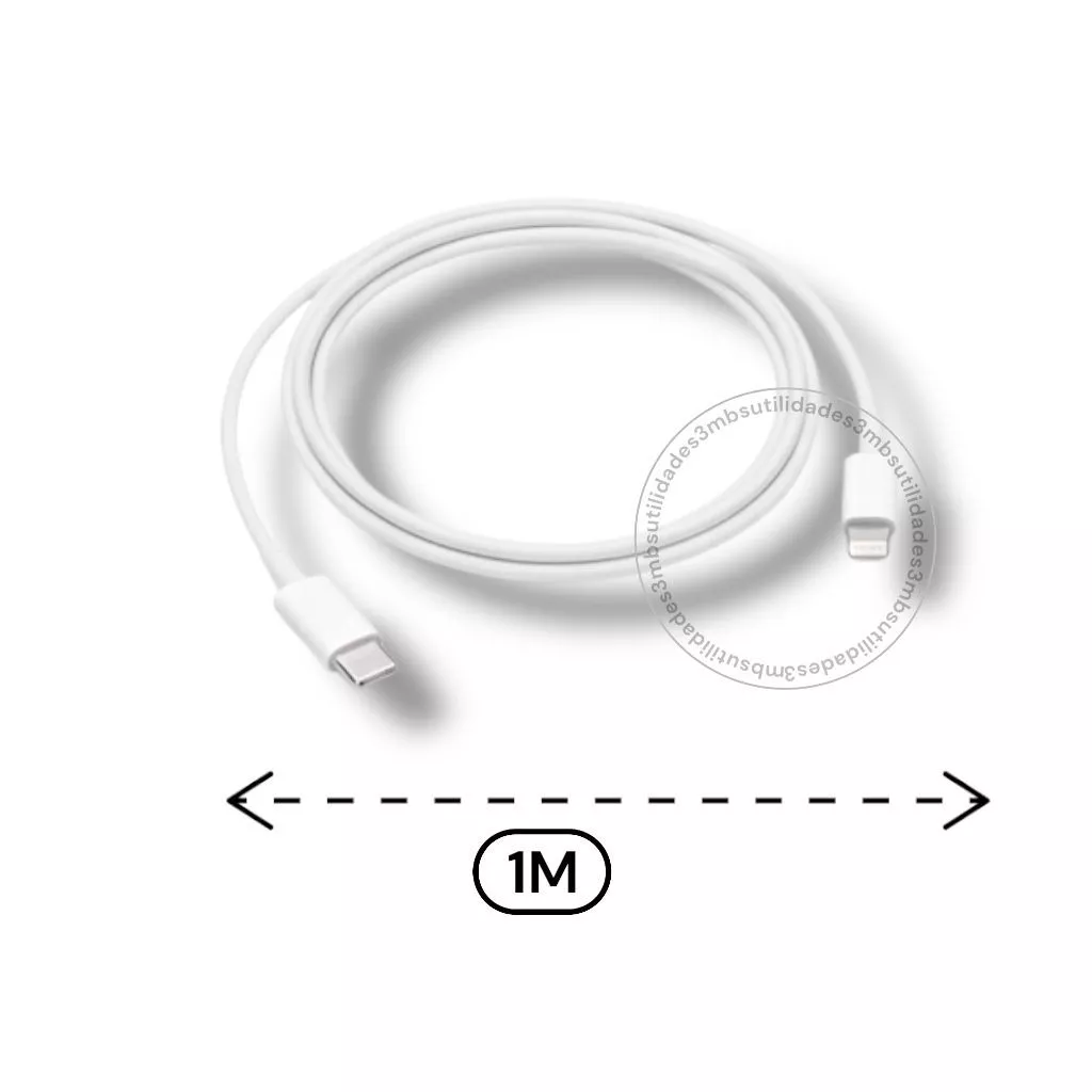 Kit Carregador Turbo De iPhone Fonte com Cabo Carregamento Rápido 35W - Imagem 7