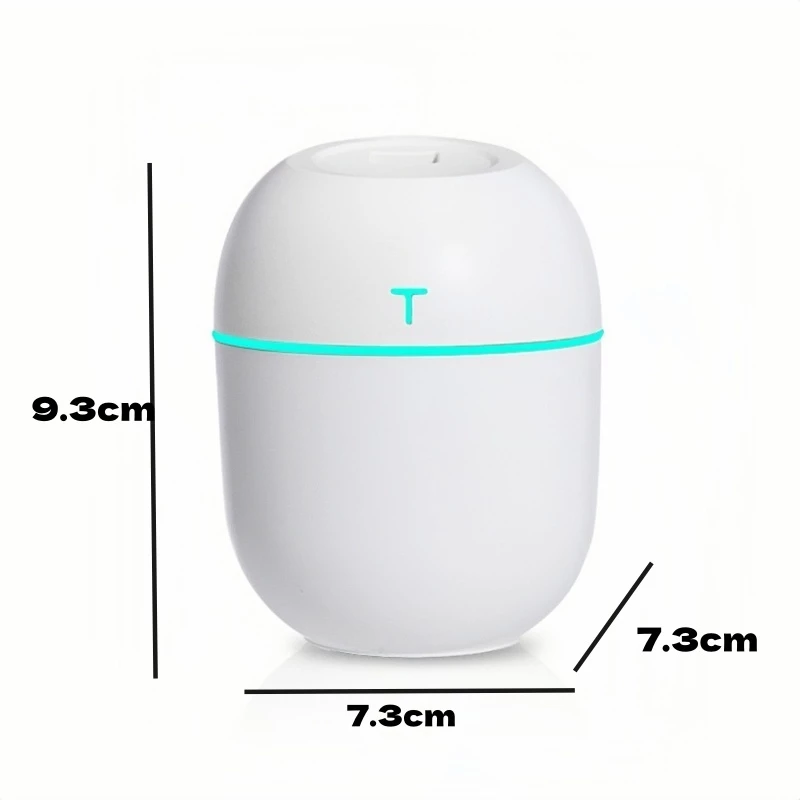 Mini Umidificador Difusor Aromatizador Egg Portátil Usb Led Aromatizador De Ambiente Purificador De Ar Casa Escritório - Imagem 6