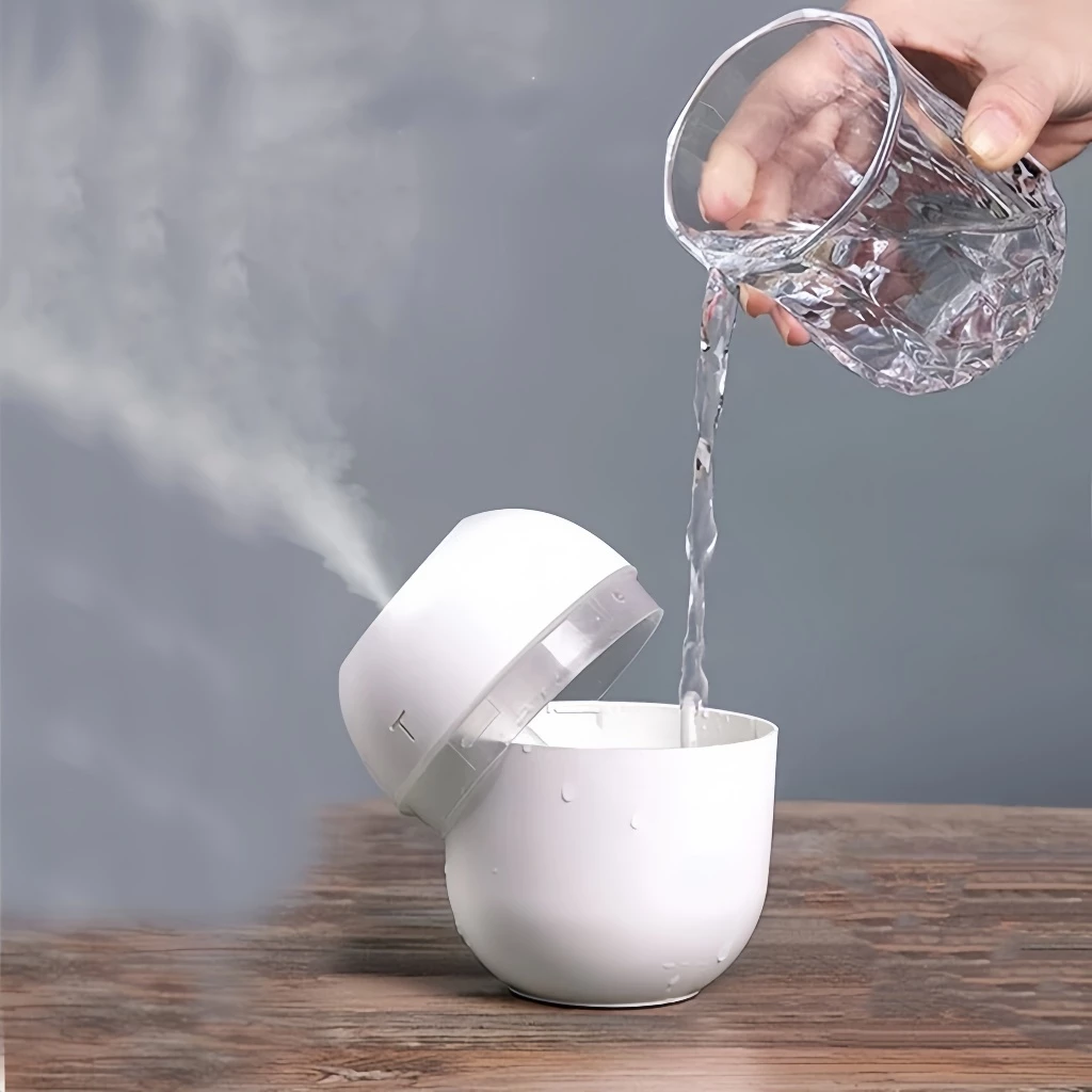 Mini Umidificador Difusor Aromatizador Egg Portátil Usb Led Aromatizador De Ambiente Purificador De Ar Casa Escritório - Imagem 5