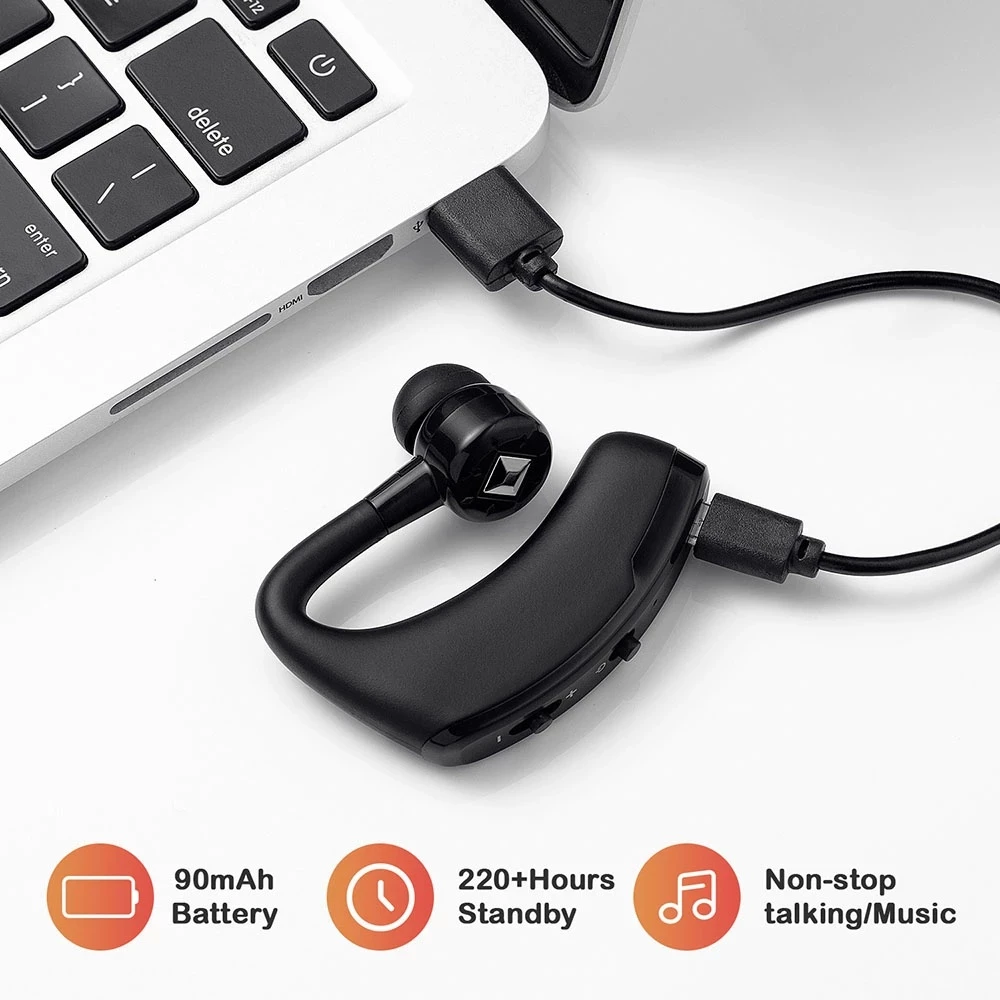Fone De Ouvido Esportivo Bluetooth 5.0 Sem Fio Com Cancelamento De Ruído/Microfone - Imagem 7