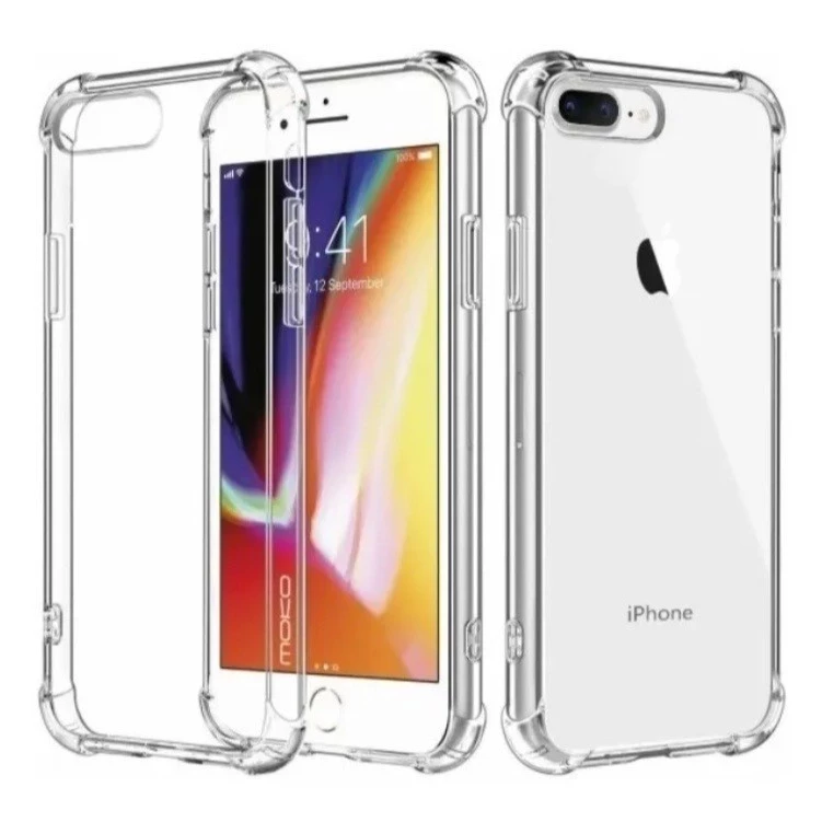 Kit 2 Capinha Para Iphone Anti Impacto Transparente Tpu Para IPhone 11 12 13 14 15 16 Pronto Entrega - Imagem 2