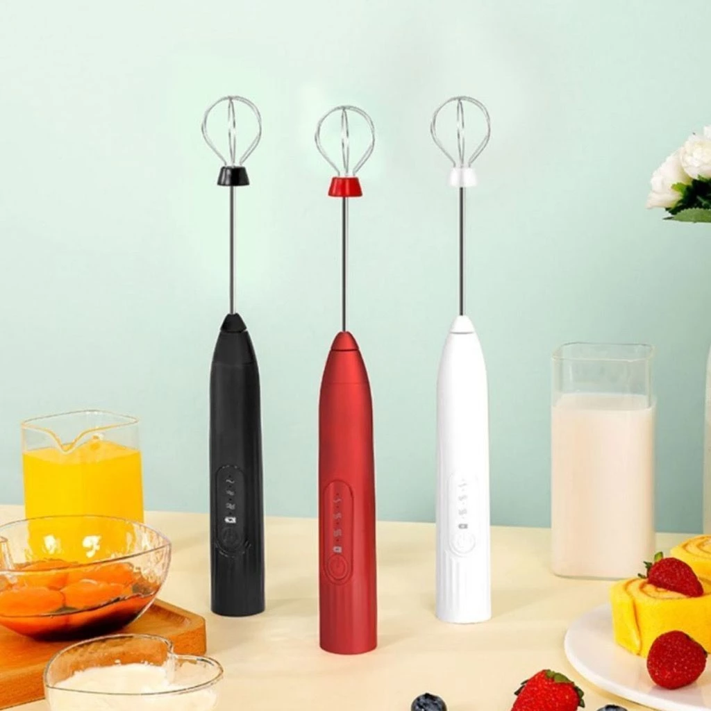 Batedor Misturador Mixer Elétrico para Bebidas Leite Café Clara de Ovo 2 em 1 - Imagem 6