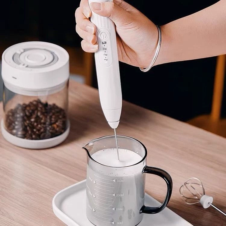 Batedor Misturador Mixer Elétrico para Bebidas Leite Café Clara de Ovo 2 em 1 - Imagem 3