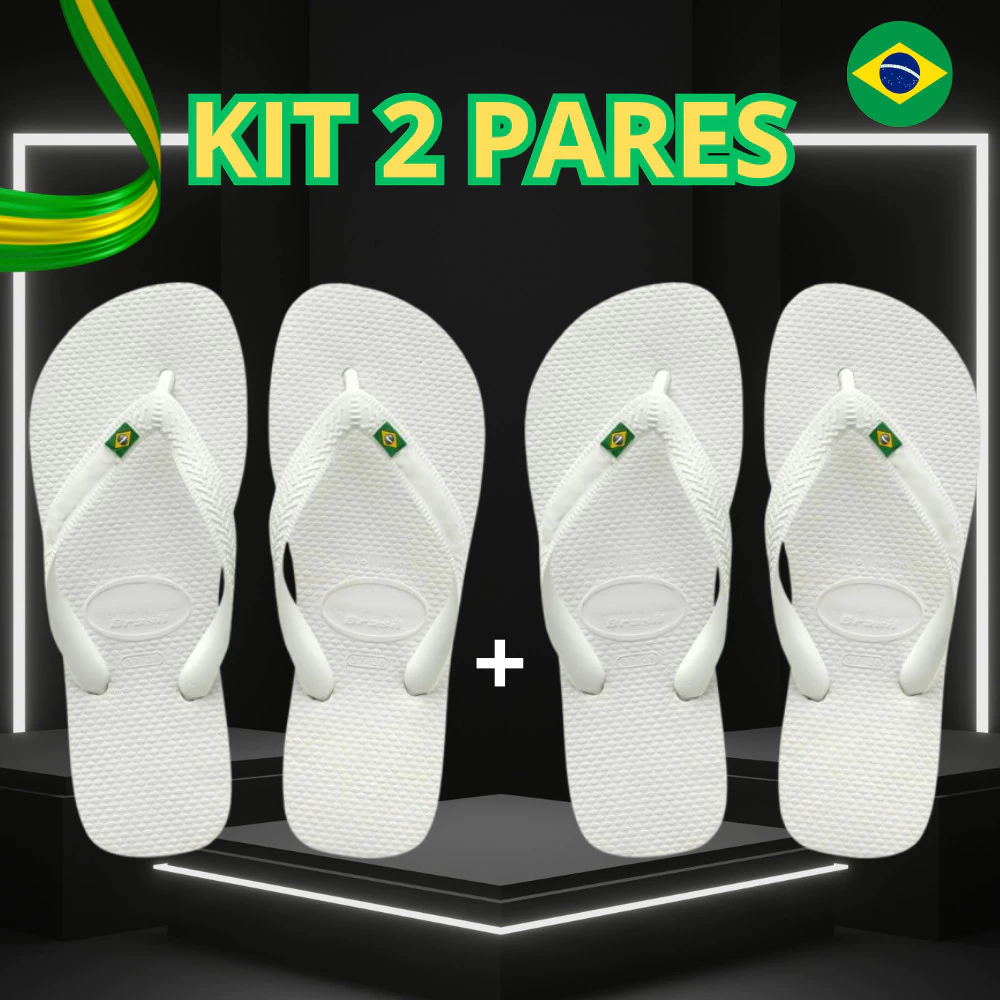 Chinelo Bandeirinha Original Sandalia De Dedo Unissex Verão. Presente para o Dia dos Pais
