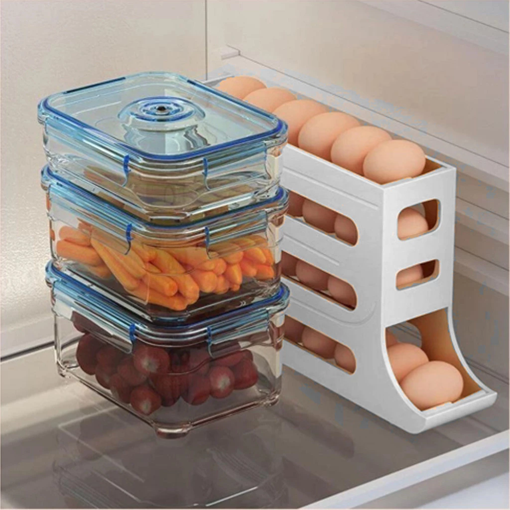 Organizador de ovos com 4 espaços/andares - Imagem 3